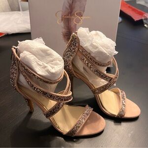 Jessica Simpson JS-Ellenie2 Champagne Heels